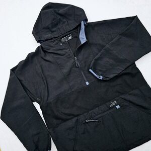 Lost Enterprises Hoodie Mens Large Pullover Cloud Anorak Black Gorpcore Y2K